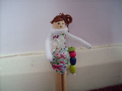 Clothes Peg Dolls · How To Make A Doll Accessory · Embellishing and No-Sew on Cut Out + Keep