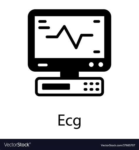 Ecg Royalty Free Vector Image - VectorStock