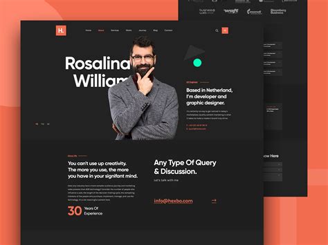 Ux Designer Portfolio Website Template