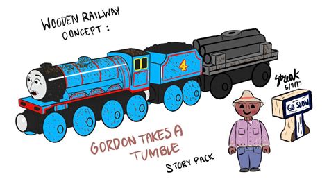 Wooden Railway Concept for Gordon Takes a Tumble by Kingofallkongs on ...