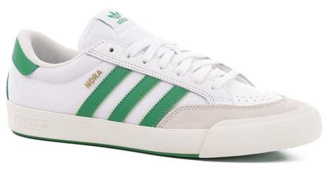 Adidas Nora Skate Shoes - footwear white/green/footwear white | Tactics