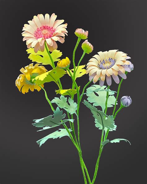 Gerbera Daisy Bouquet on Behance