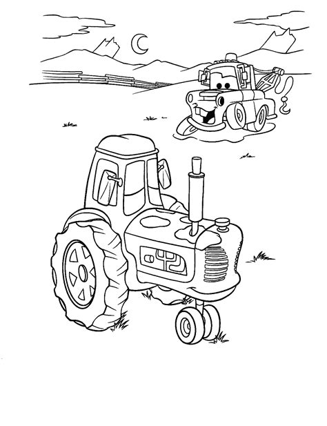 Tow Mater Coloring Pages Free - Coloring Home