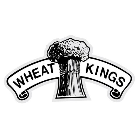 Brandon Wheat Kings logo Royalty Free Stock SVG Vector