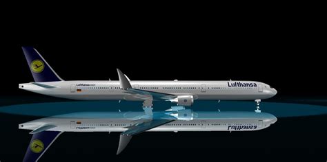 lufthansa boeing 777 9x 3d max