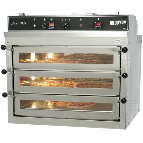 120/240V, 3 Phase Doyon PIZ3 Triple Deck Electric Pizza Oven