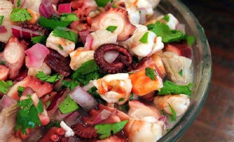 Receta de CEVICHE de Camarón y PULPO | Combinación Perfecta