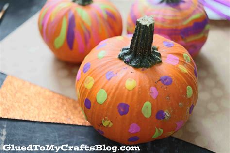 Toddler Fun - Pumpkin Painting Craft Idea For Kids