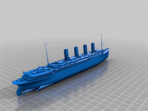 Free 3D file RMS Lusitania 🚢・Object to download and to 3D print・Cults