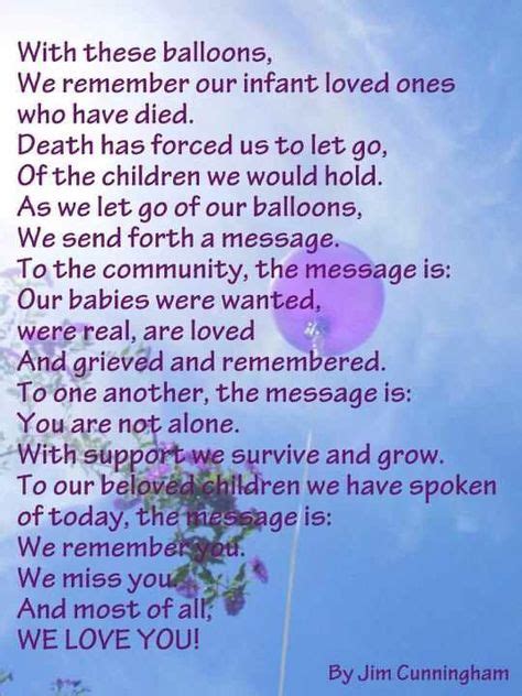 Memorial Balloon Release Poem