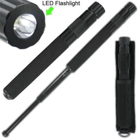 Expandable Foam Grip Flashlight Police Baton 21 inch