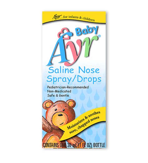 Baby Ayr Saline Nose Spray/Drops - B.F. Ascher & Company, Inc.