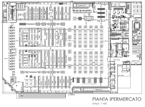 Supermarket Layout Plan