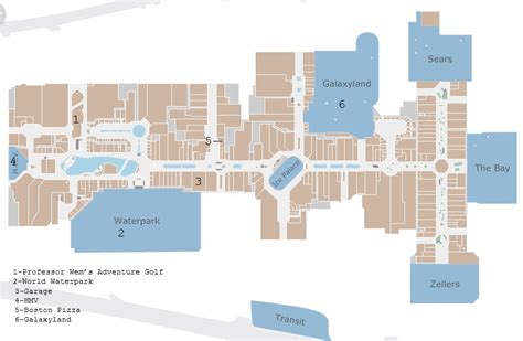 west edmonton mall map - Bing images