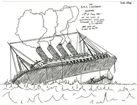 Titanic Sinking Drawing at GetDrawings | Free download