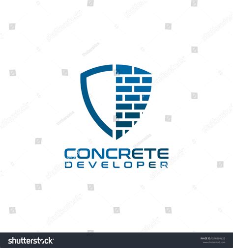 Concrete Company Logo Design Vector Template Stock Vector (Royalty Free ...