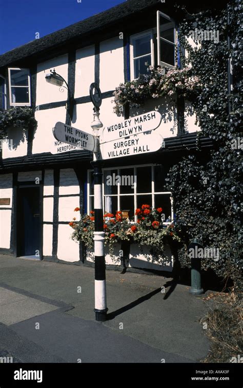 WEOBLEY. HEREFORDSHIRE. ENGLAND. UK Stock Photo - Alamy