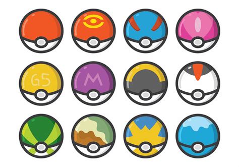 Pokemon Pokeball Ball Types