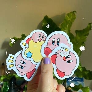 Kirby Sticker Pack / Kirby Stickers - Etsy