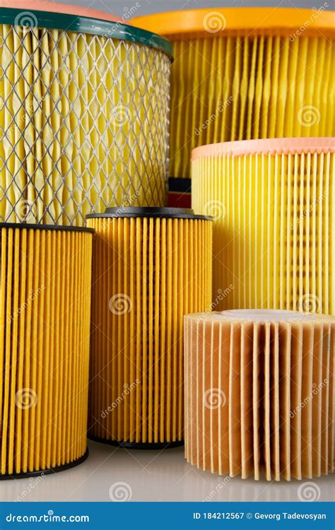 Different Types of Car Air Filters. Stock Image - Image of conditioner ...