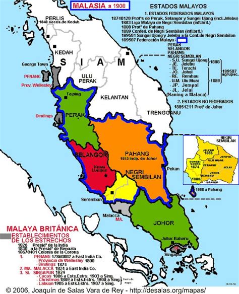 Malay Peninsula World Map