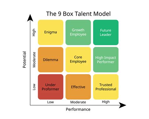 the 9 box talent model or the 9-box grid is a tool used to analyze ...