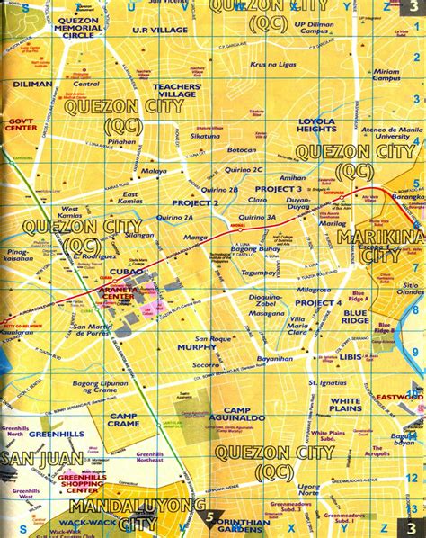 Road Map Of Quezon City