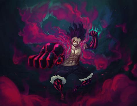 ArtStation - Luffy Snakeman, ksop . | Luffy gear 4, Manga anime one piece, Anime wallpaper