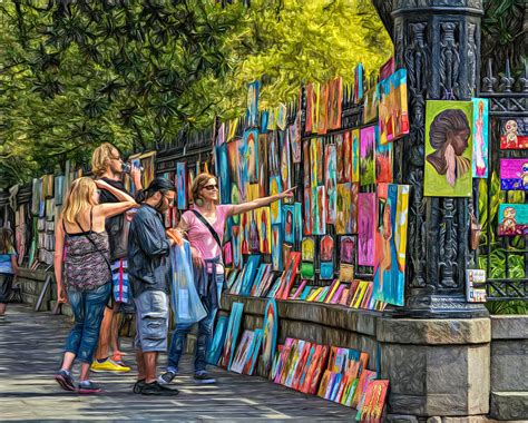 Jackson Square Art - Paint Photograph by Steve Harrington - Fine Art ...