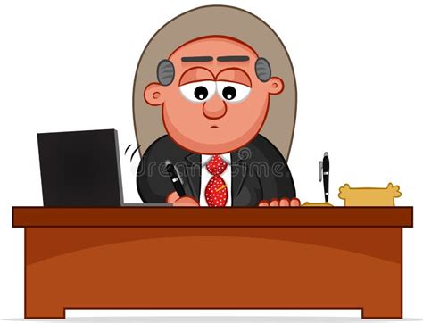 Boss Man Signing stock vector. Illustration of clipart - 32216109