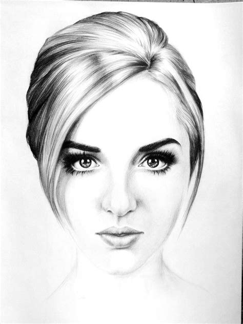 Beautiful Woman Pencil Drawing - Pin On Portrait Pencil Drawings | Bodenowasude