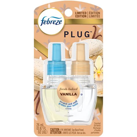 Febreze Plug Fresh-Baked Vanilla Scented Oil Refill - Shop Scented oils & wax at H-E-B