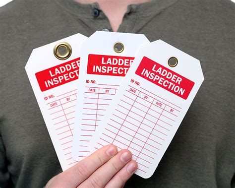 Ladder Inspection Tags