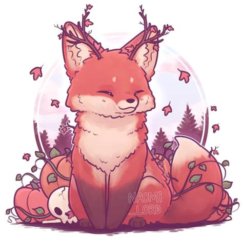 Cute Animal Drawings Fox