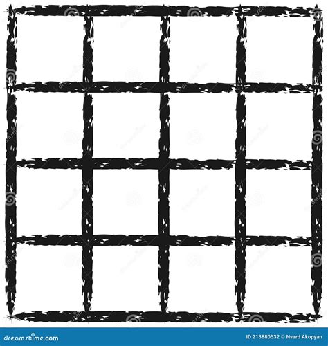 Black Grid Pattern. Grunge Effect Stock Vector - Illustration of grid, brush: 213880532