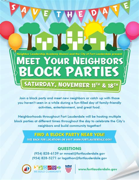 Block Party Template Flyers Free | Best Template Ideas