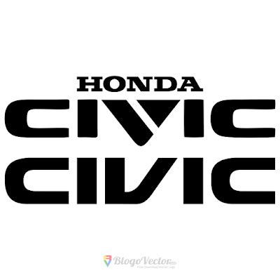 Honda CIVIC Logo Vector | Honda civic, Vector logo, Honda