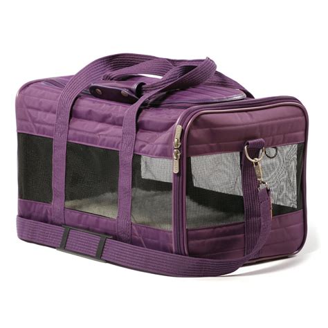 Sherpa Original Deluxe Airline Approved Pet Carrier, Purple, Large, 19 ...