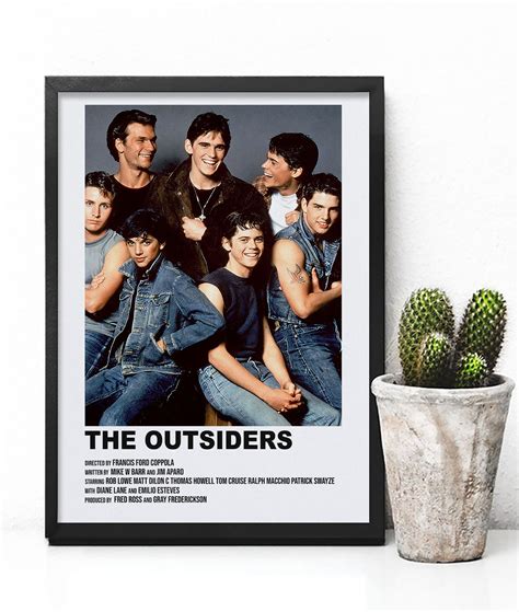 The Outsiders Movie Poster The Outsiders Movie The Outsiders | Etsy