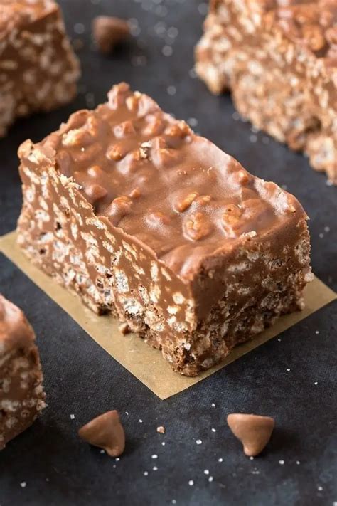 7 Five-Ingredient Dessert Recipes To Tackle This Weekend | Crunch bars recipe, Peanut butter ...