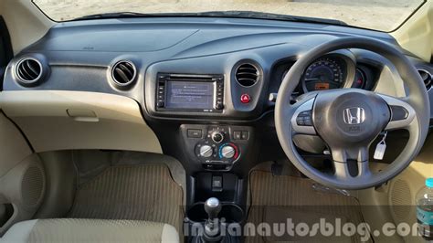 Updated Honda Amaze India interior