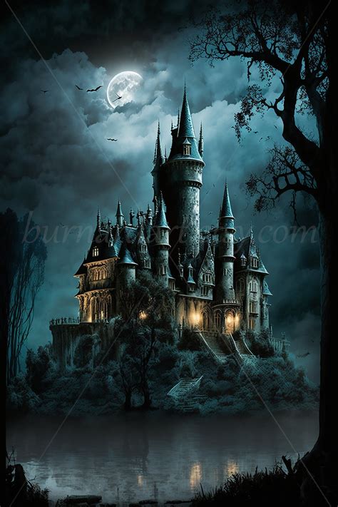 Gothic Castle Digital Download Fantasy Scary Spooky - Etsy New Zealand