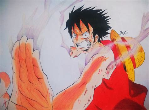 Luffy Gear 2 Drawing By Aman Ali ( DETROIT BOY) by DetroitAman on ...