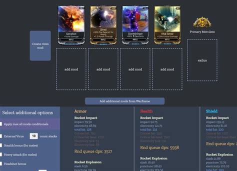 Warframe Damage Calculator : r/Warframe