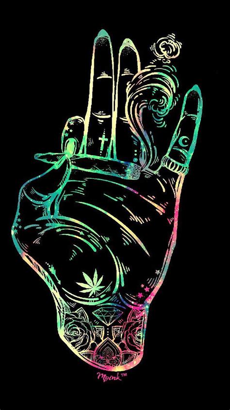 Smoke Weed iPhone on Dog, girl smoking weed art HD phone wallpaper | Pxfuel