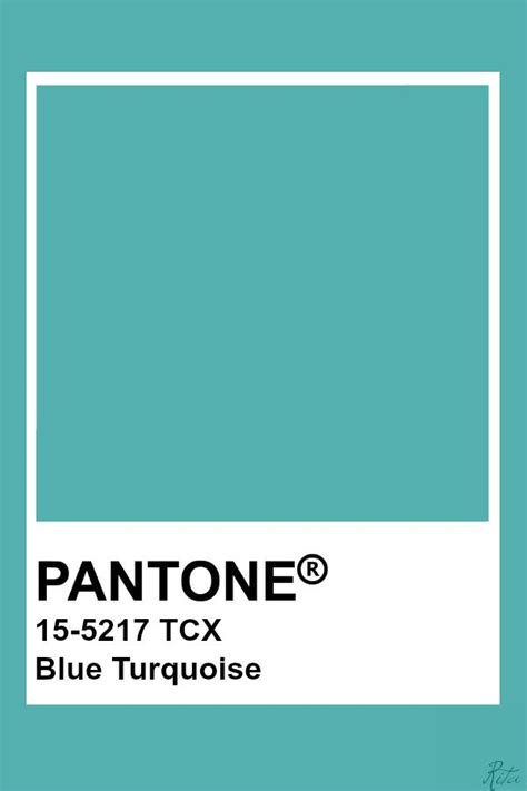 Pantone Blue Turquoise | Kleurenpalet, Pantone, Kleuren