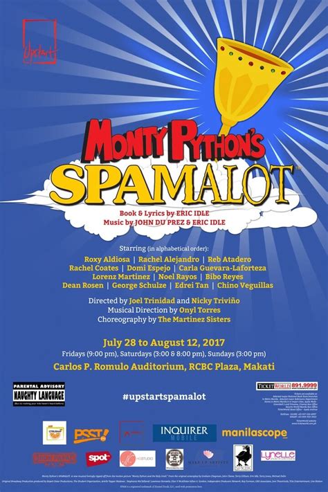 Tony Award-Winning Musical MONTY PYTHON’S SPAMALOT Premieres in Manila ...