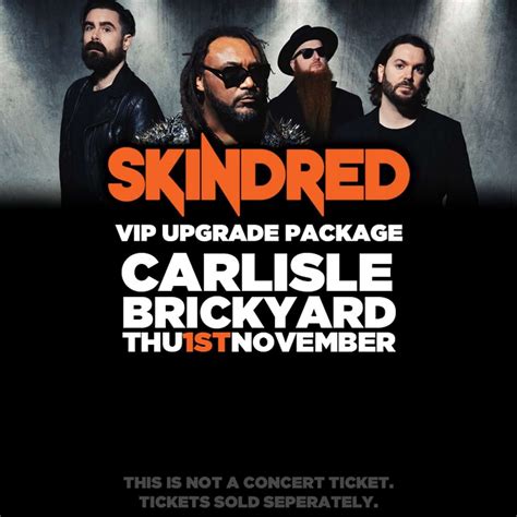 Carlisle, Brickyard - Skindred VIP Upgrade at Brickyard, Carlisle on 01 Nov 2018