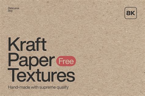 50 Free Kraft Paper Textures [4K / 8K Res] | Resource Boy