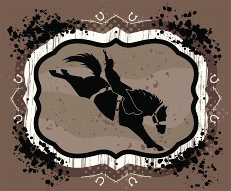 Bronc Riding Pics Illustrations, Royalty-Free Vector Graphics & Clip Art - iStock